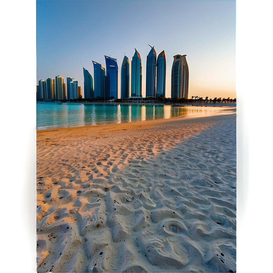 Jumeirah Beach Sunset Png Bgn