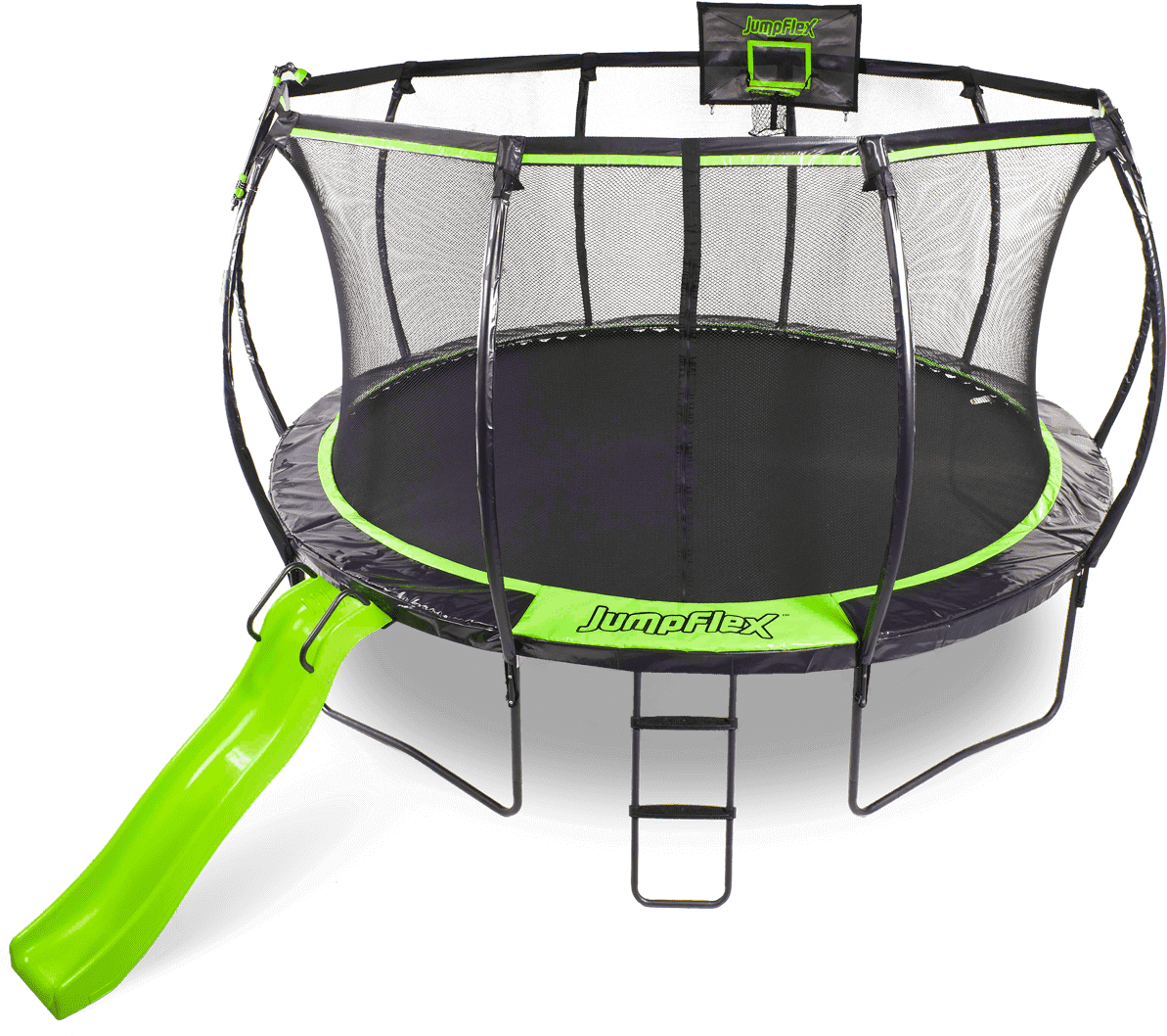 Trampoline Png - Jumpflex Trampoline With Slide, Transparent Png PNG image with a transparent background, free high-resolution download