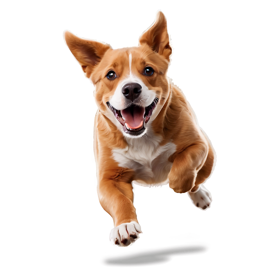 Jumping Dog Cartoon PNG 06242024 PNG with transparent background