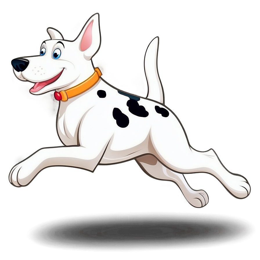 Jumping Dog Cartoon PNG 06242024 PNG with transparent background
