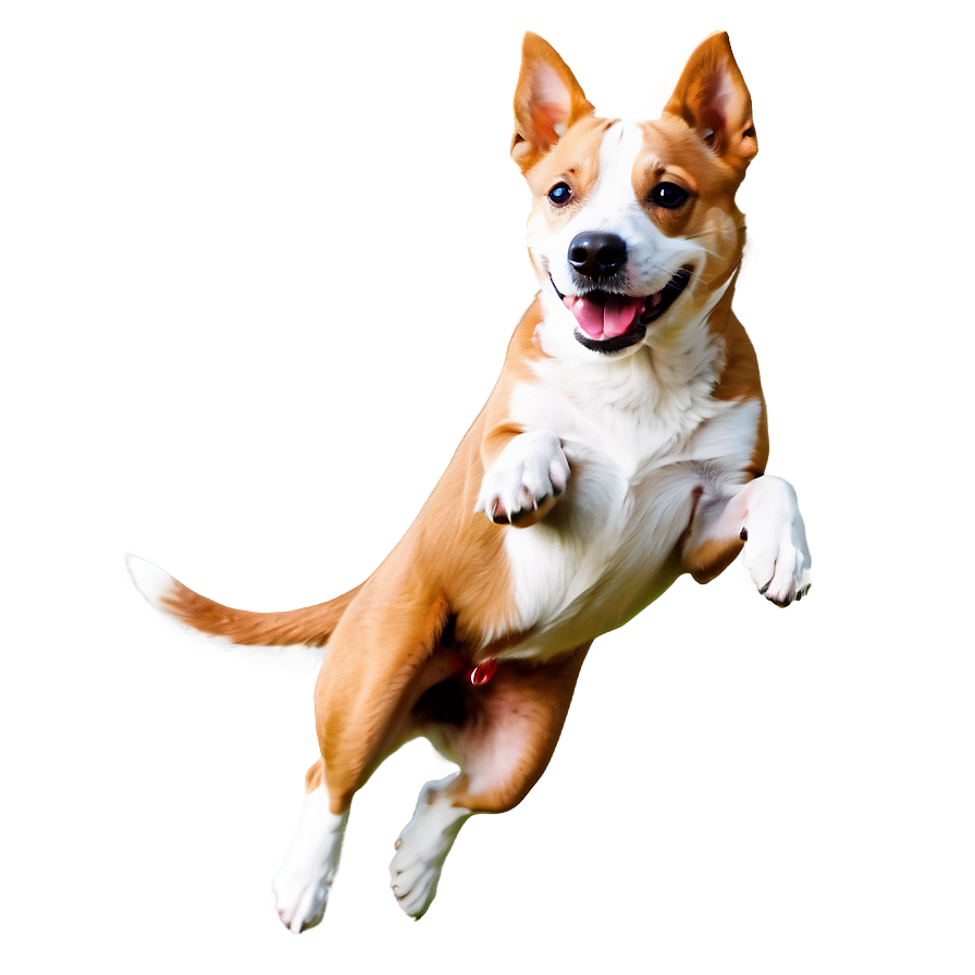 Jumping Dog Cartoon PNG 06242024 PNG with transparent background