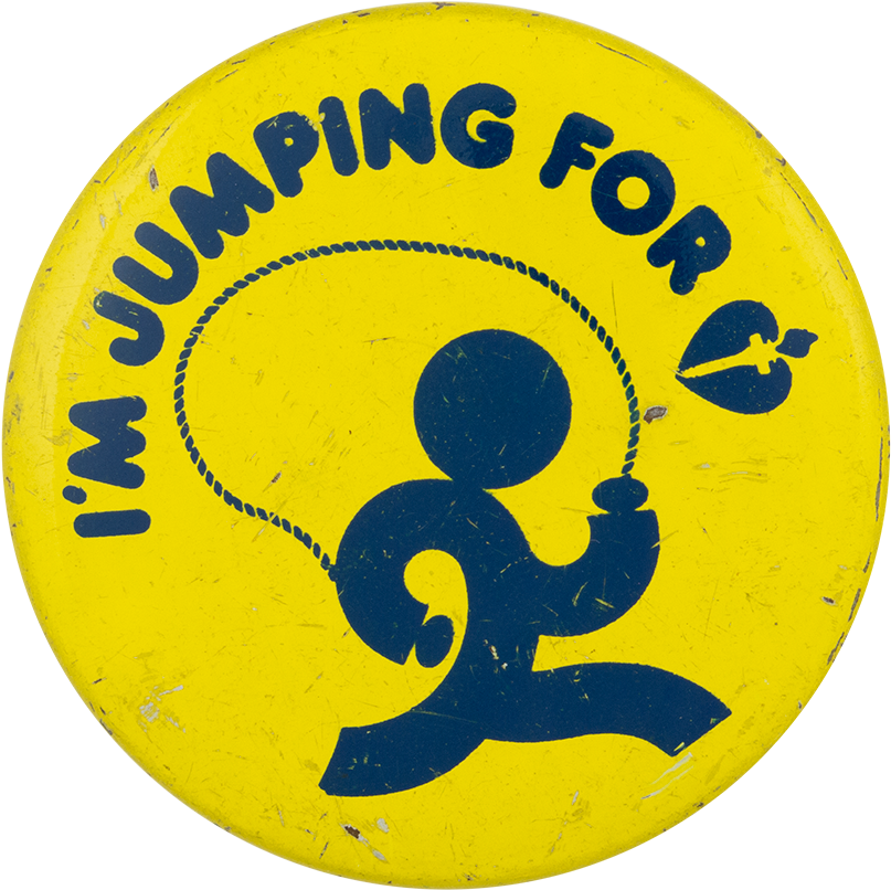Jumping For Joy Vintage Badge PNG with transparent background