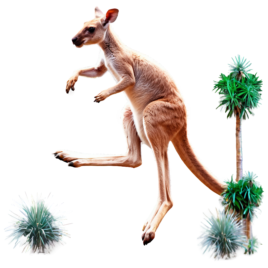 Jumping Kangaroo PNG yht PNG with transparent background