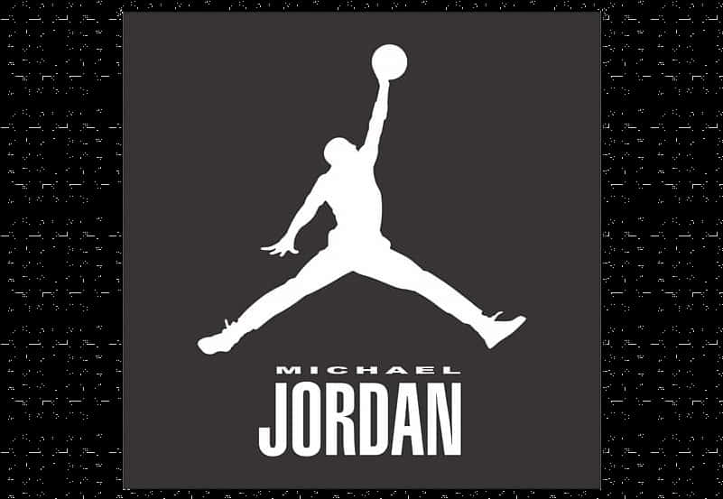 Jumpman Logo Michael Jordan PNG with transparent background