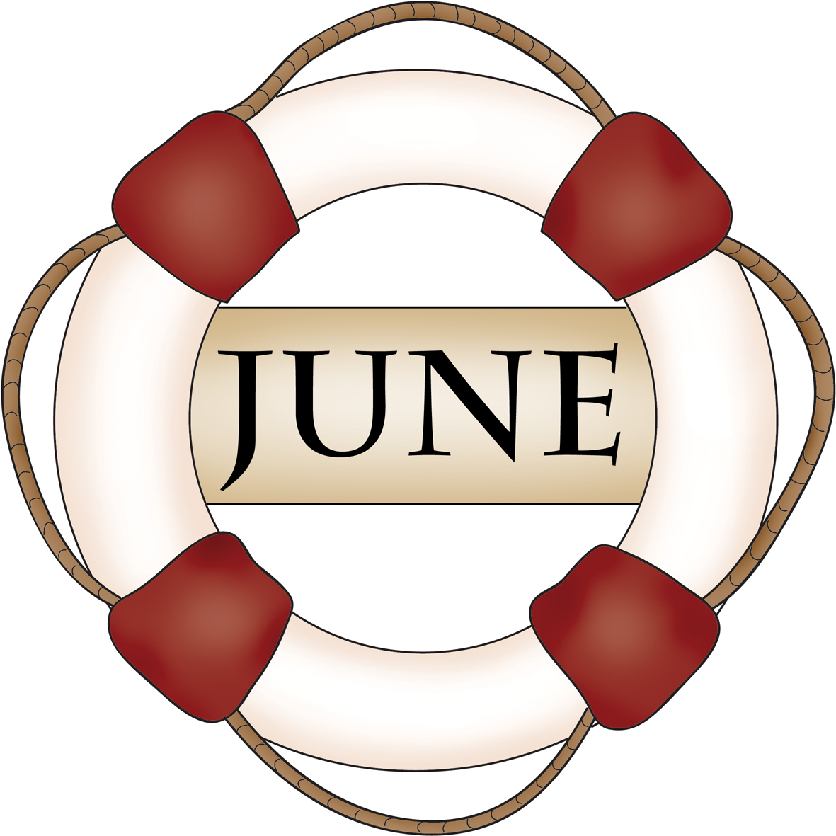 June Lifebuoy Calendar Graphic