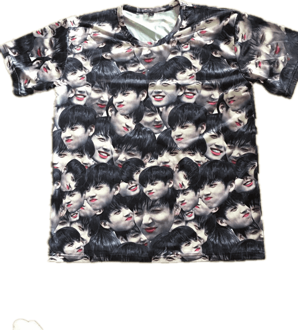 Jungkook Face Print Tshirt