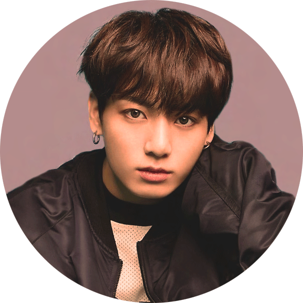 Jungkook Portraitin Pink Background