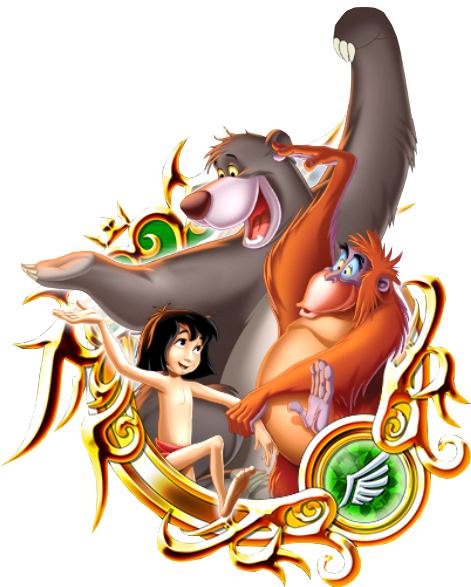 Jungle Adventure Friends PNG with transparent background