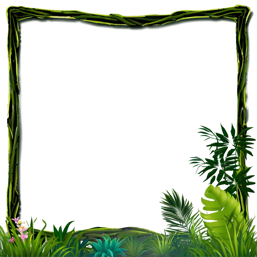 Jungle Cute Frame Png Myr66