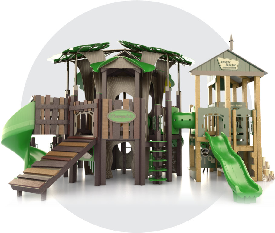 Jungle Themed Playground Outdoor, HD Png Download PNG image with a transparent background, free high-resolution download