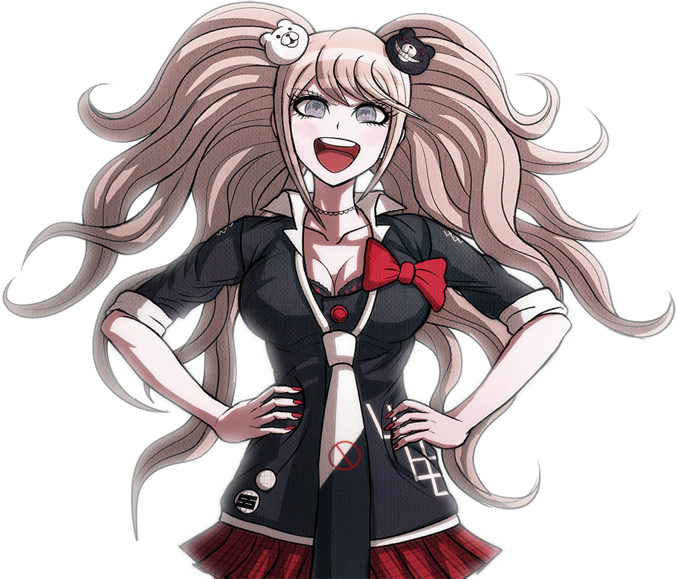 Junko Enoshima Anime Character Laughing