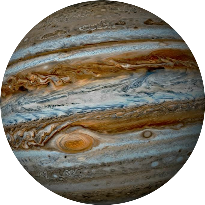 Jupiter Gas Giant Planetary Beauty.jpg PNG with transparent background