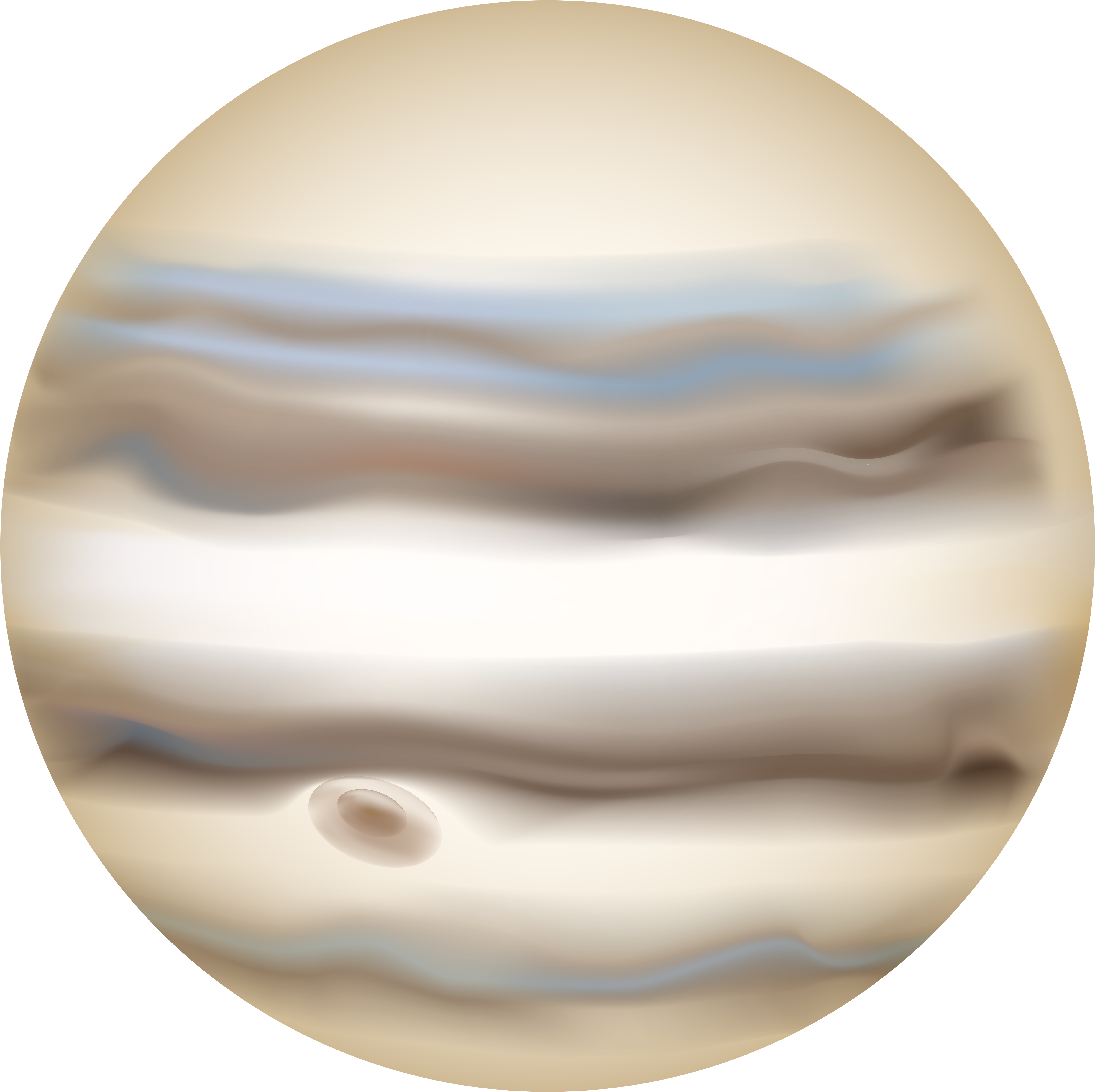 Jupiter Planet Illustration PNG with transparent background