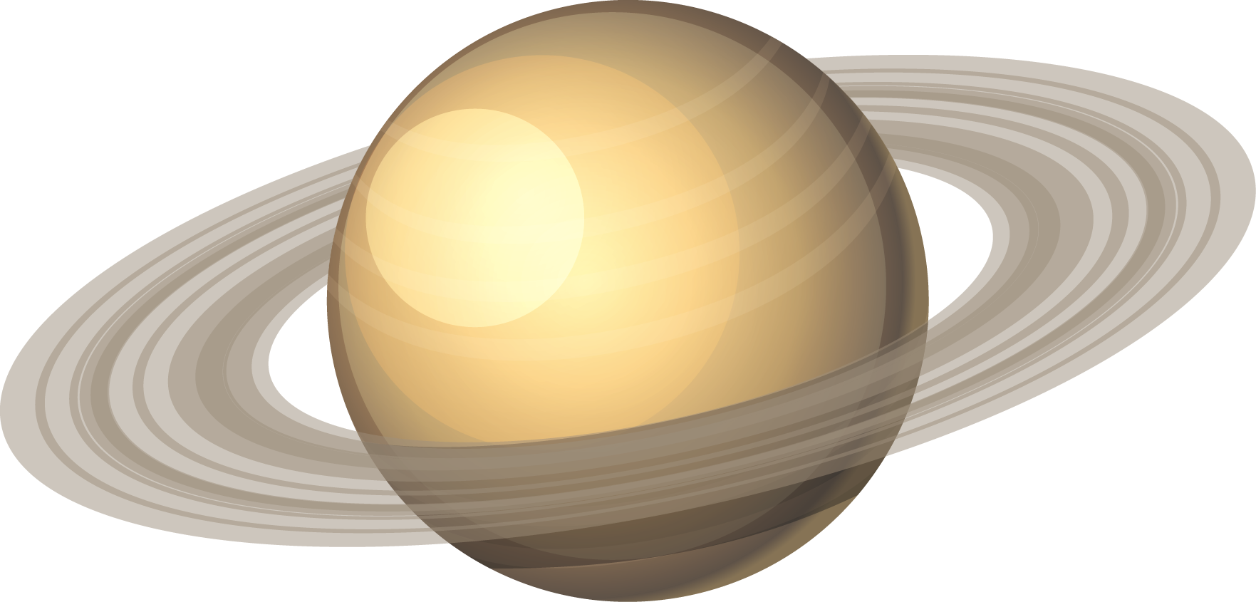 Jupiter Planet Illustration PNG with transparent background