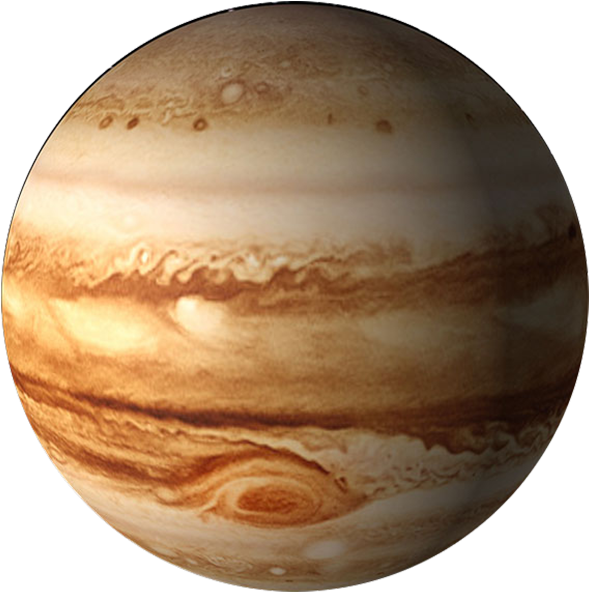 Jupiter Planet Solar System PNG with transparent background