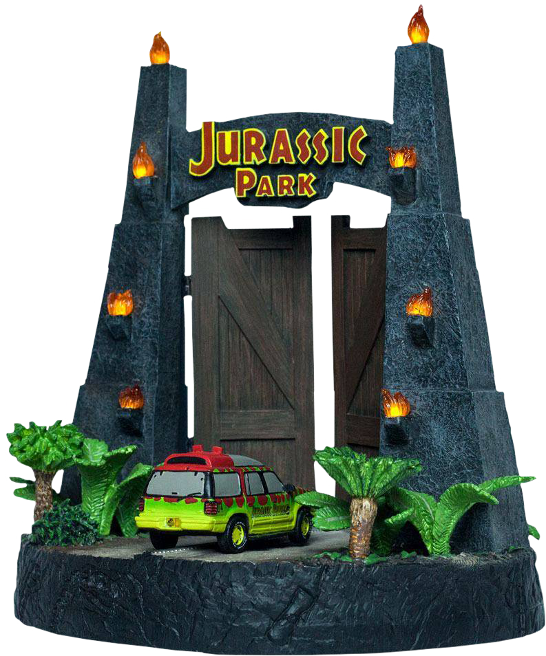 Jurassic Park Gatesand Tour Vehicle PNG with transparent background