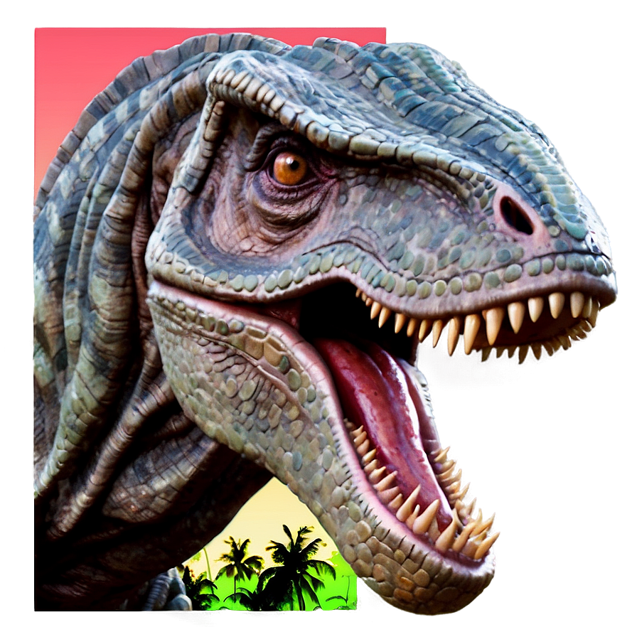 Jurassic Park Main Gate Sunset PNG xax PNG with transparent background