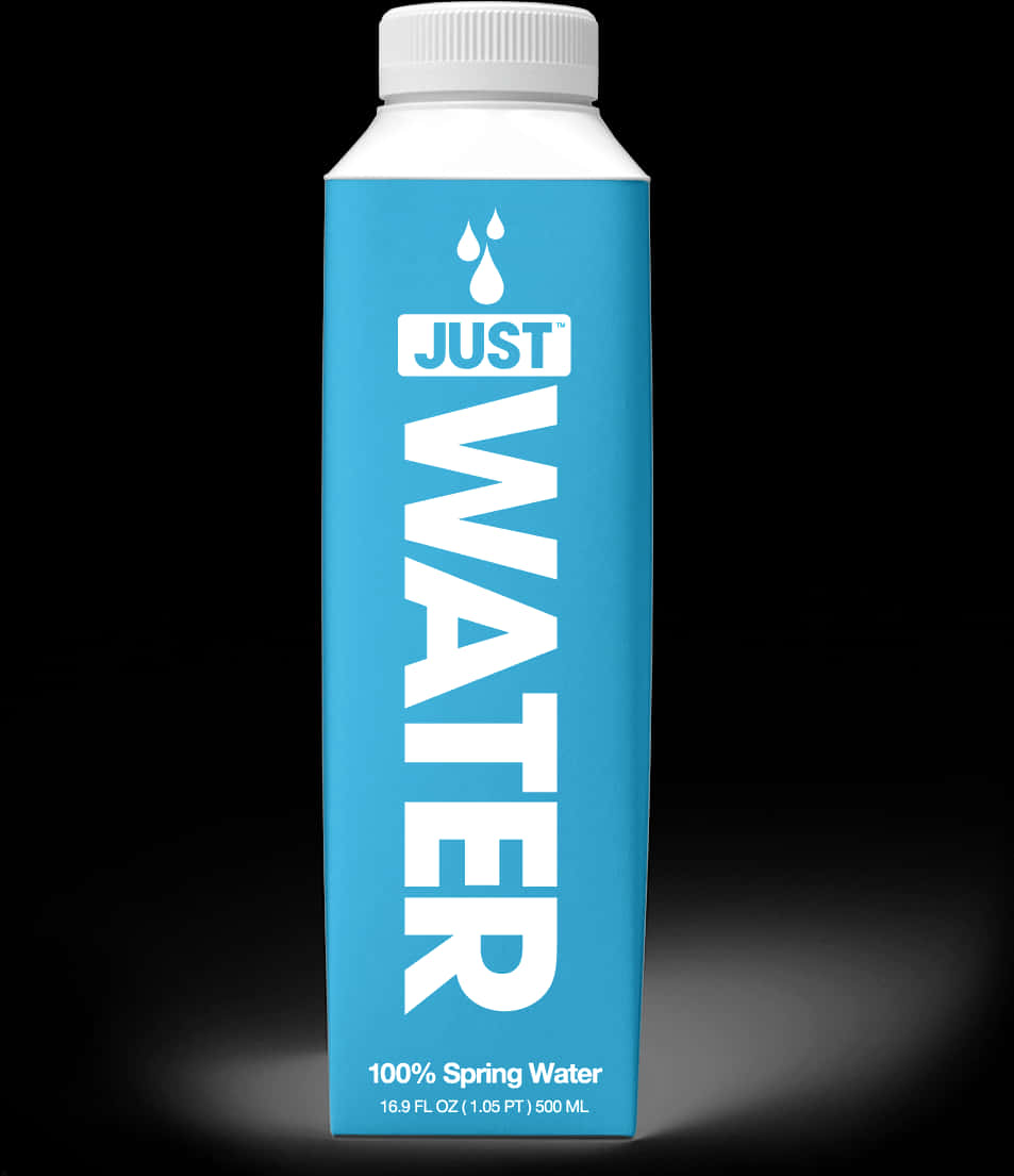 Just Water Spring Water Package