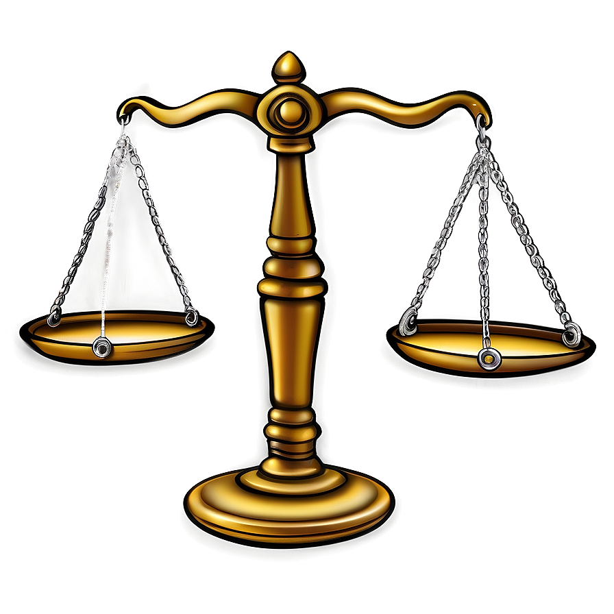 Justice Scale Tattoo Design Png 06132024