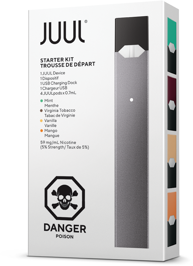 Juul Starter Kit Packaging PNG with transparent background