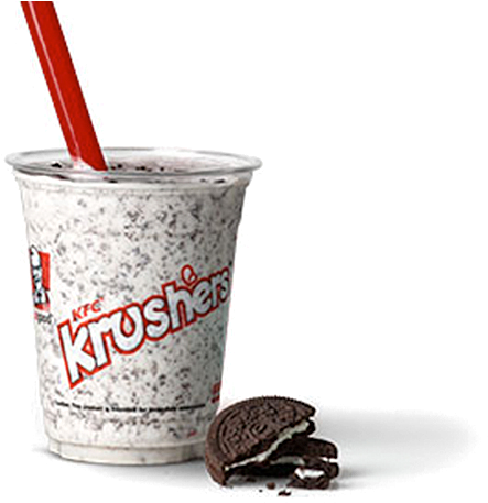 K F C Krushers Cupwith Strawand Cookie