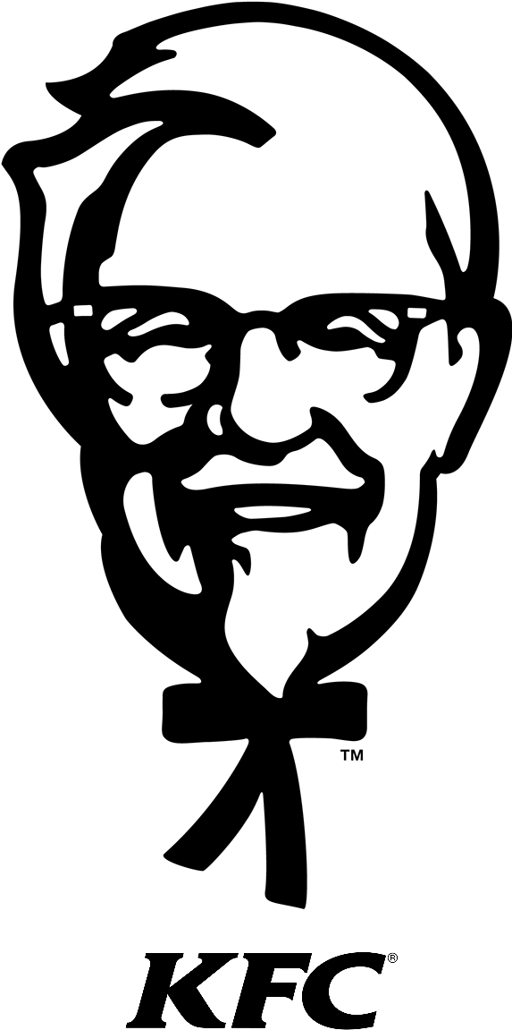 Kentucky Fried Chicken Logo - Kfc Logo Black And White PNG image with a transparent background, free high-resolution download
