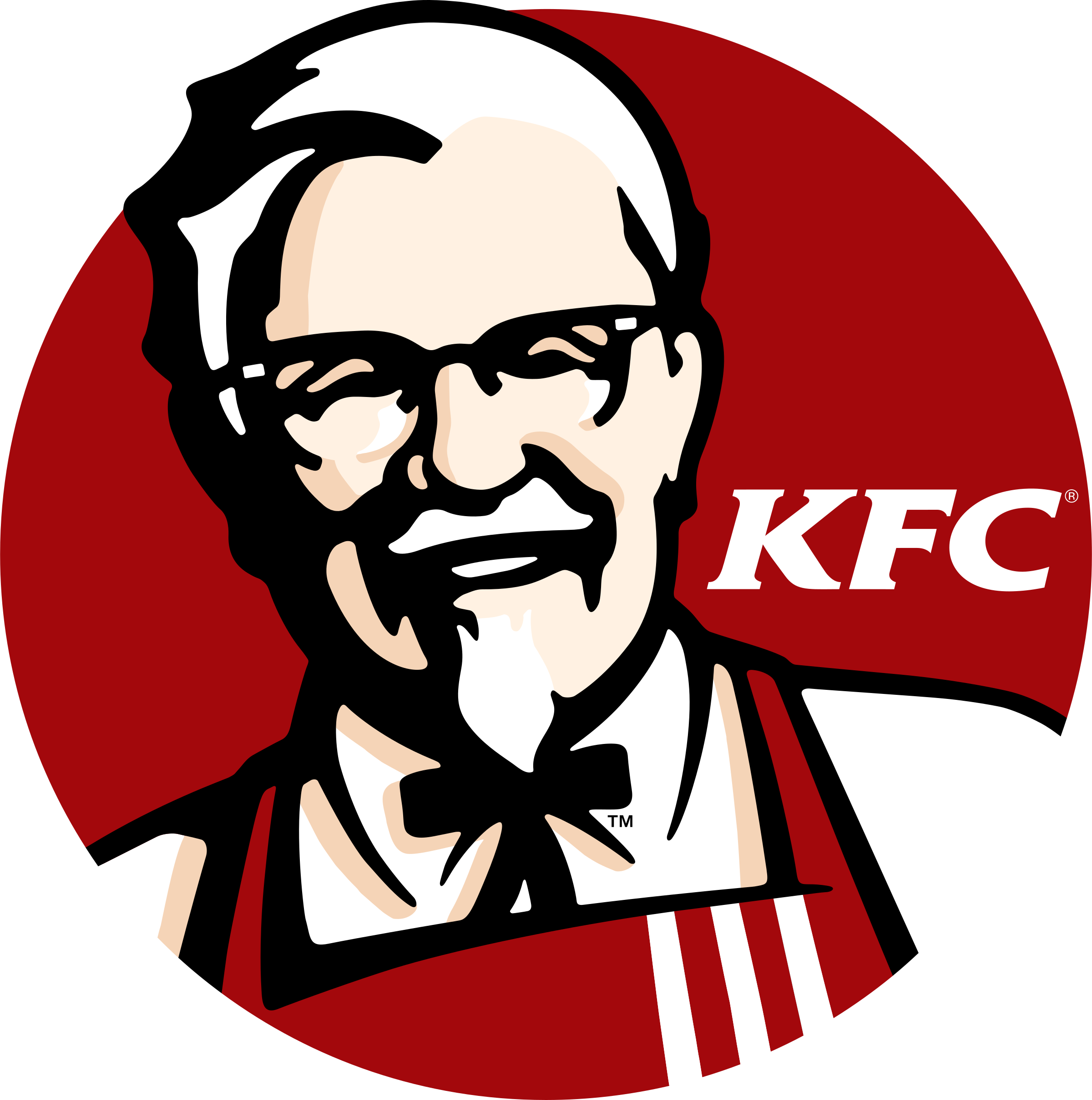 Vector Portrait Logo - Kfc Logo PNG image with a transparent background, free high-resolution download