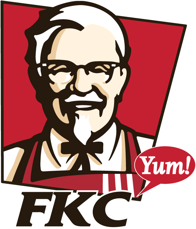 K F C Logowith Yum Bubble