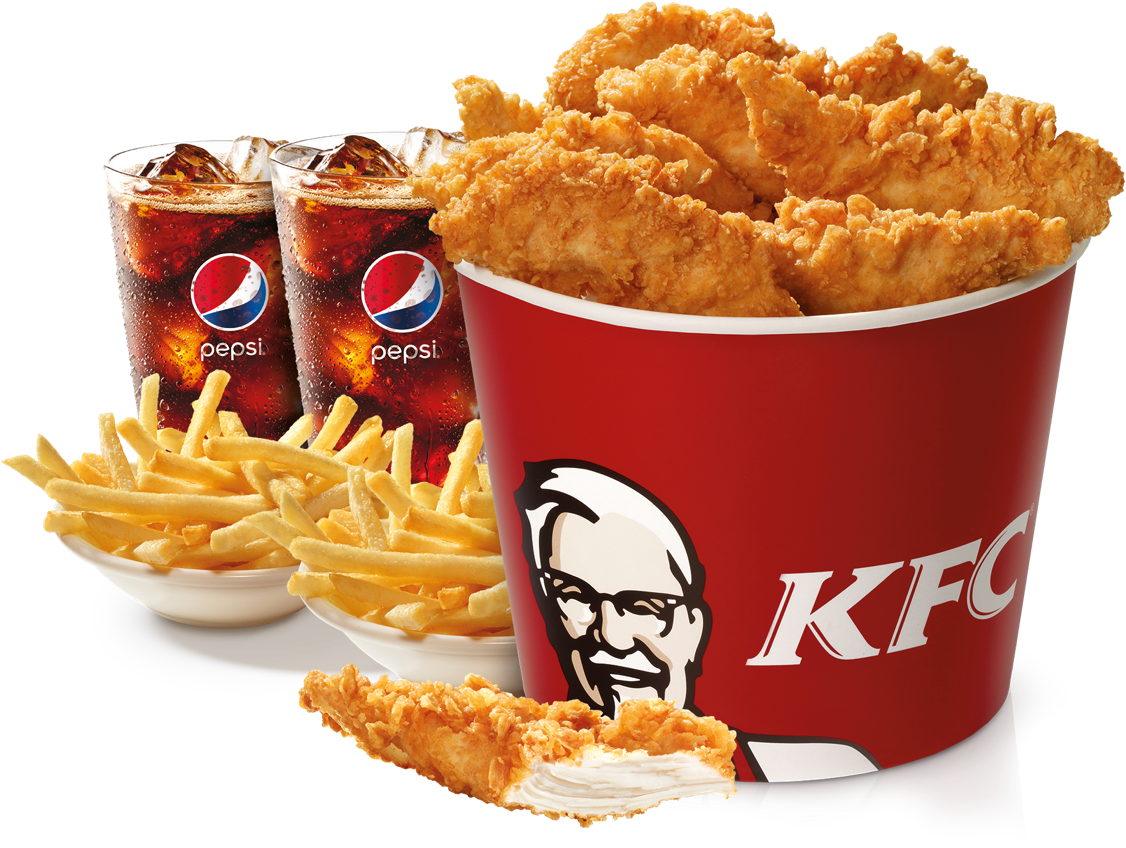 K F C Meal Bucket Fries Pepsi