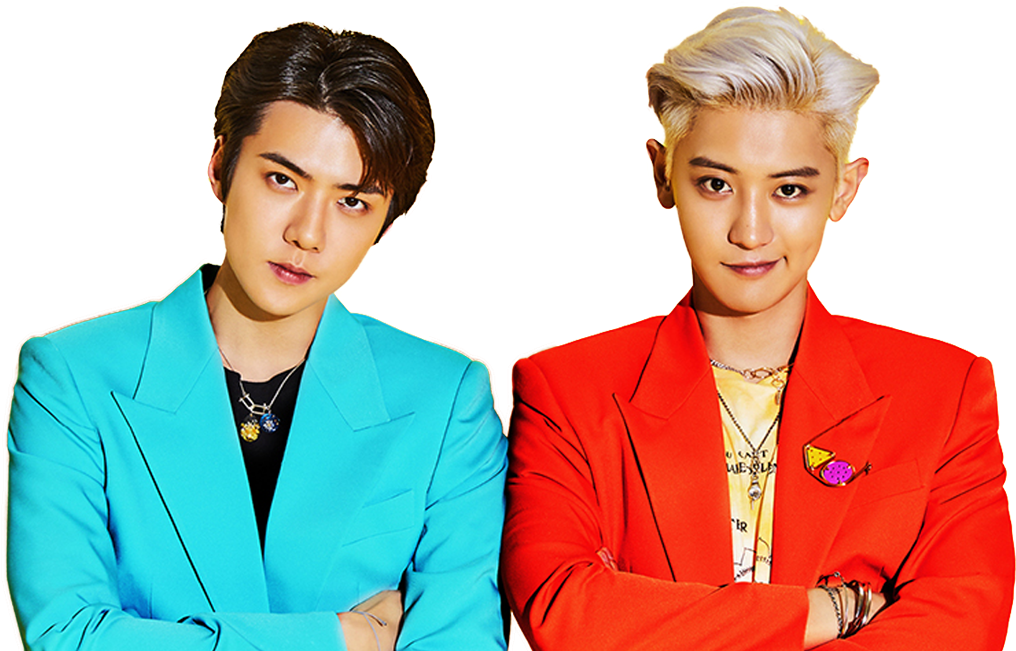 K Pop Duoin Colorful Suits