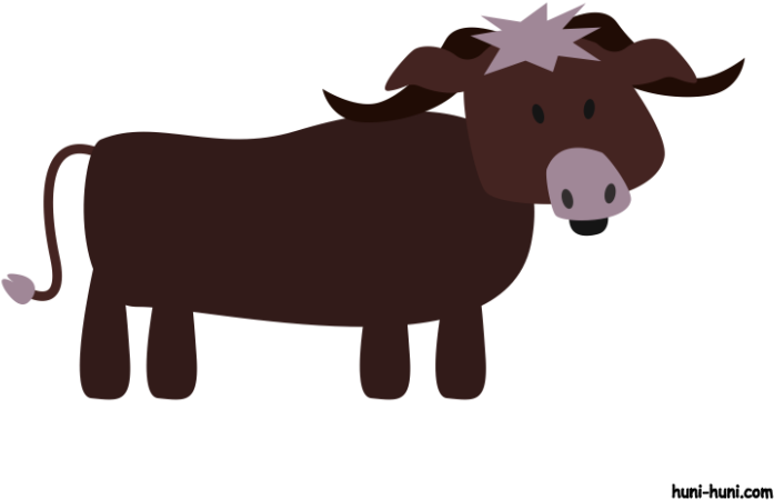 Kabaw Huni Desckription - Buffalo Flashcard, HD Png Download PNG with transparent background