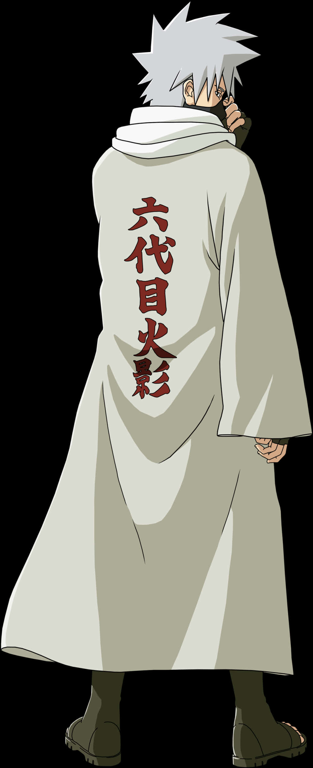 Kakashi Hatake Anime Character PNG with transparent background