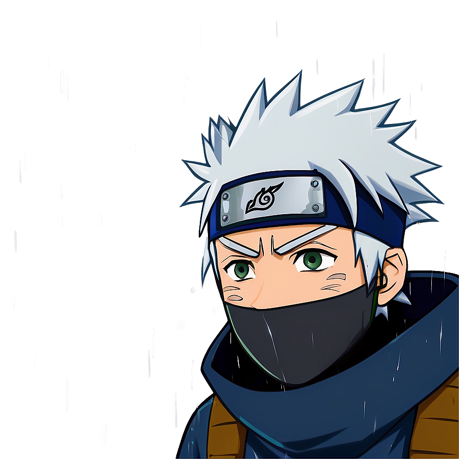 Kakashi Hatake In The Rain Png 31