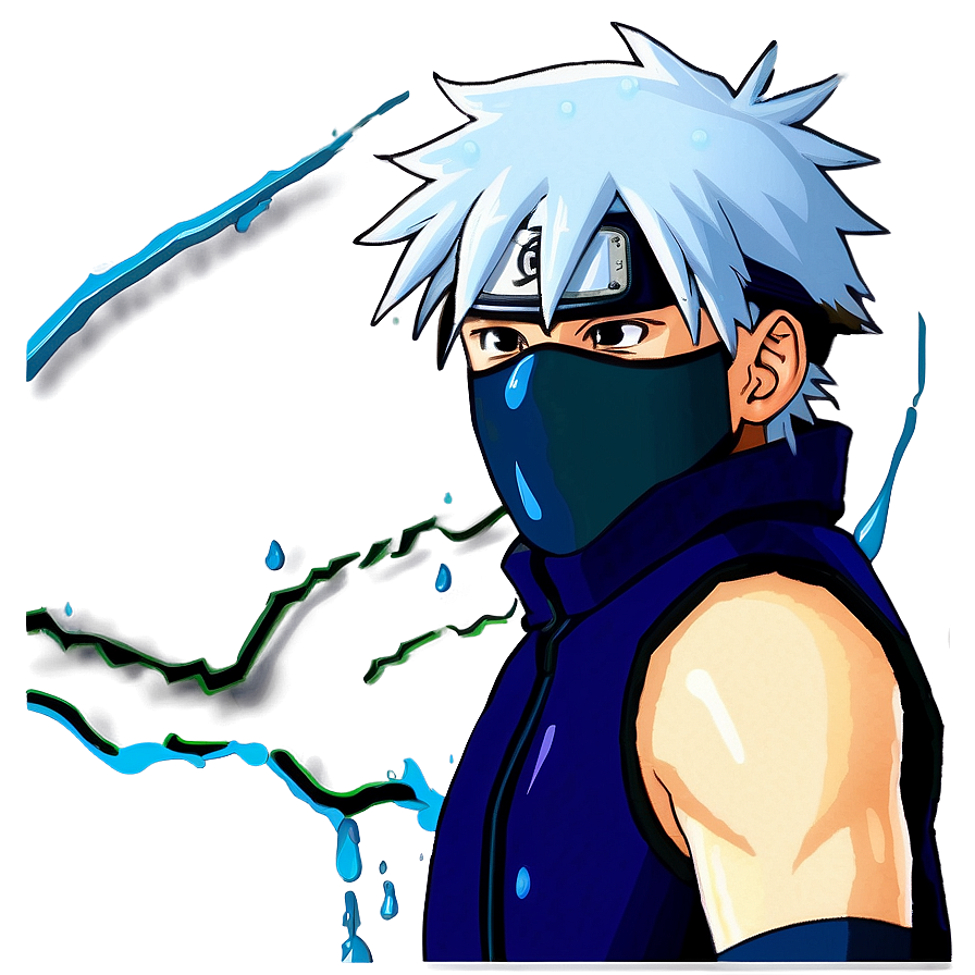 Kakashi Hatake In The Rain Png 99