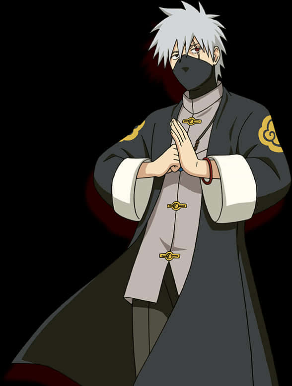 Kakashi Hatake Naruto Anime Character PNG with transparent background