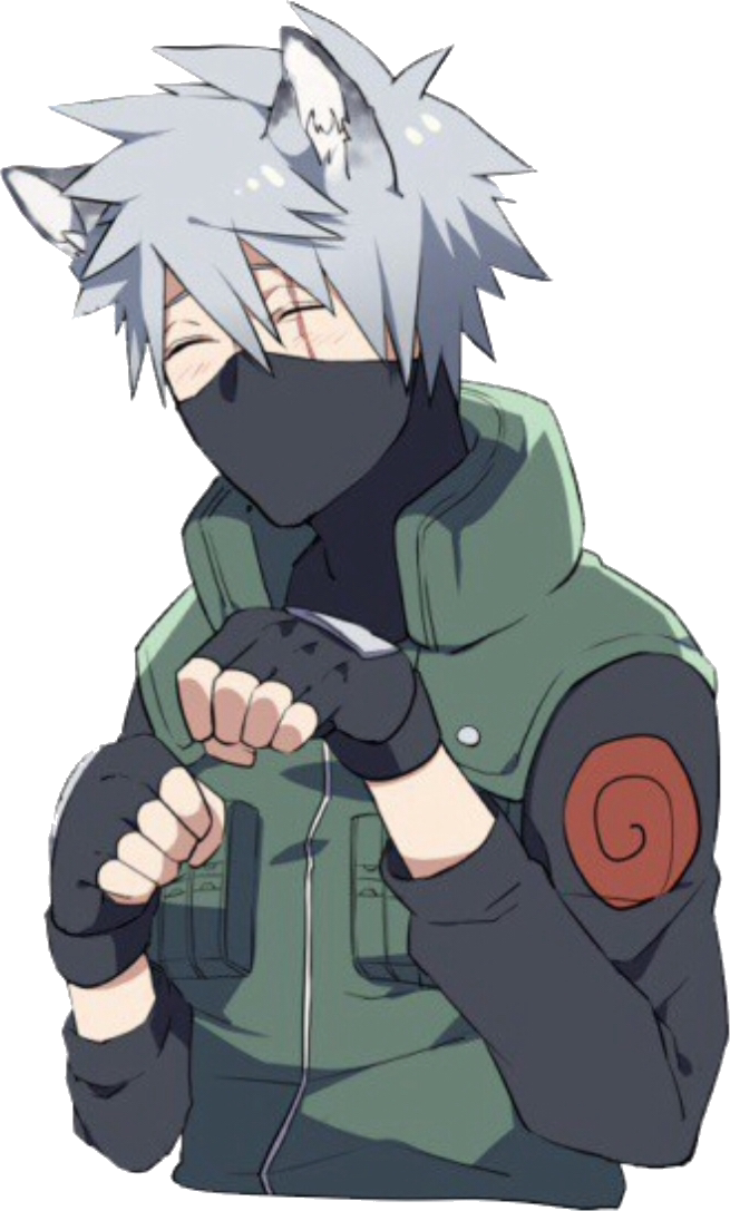 Kakashi Hatake Smiling Anime Character