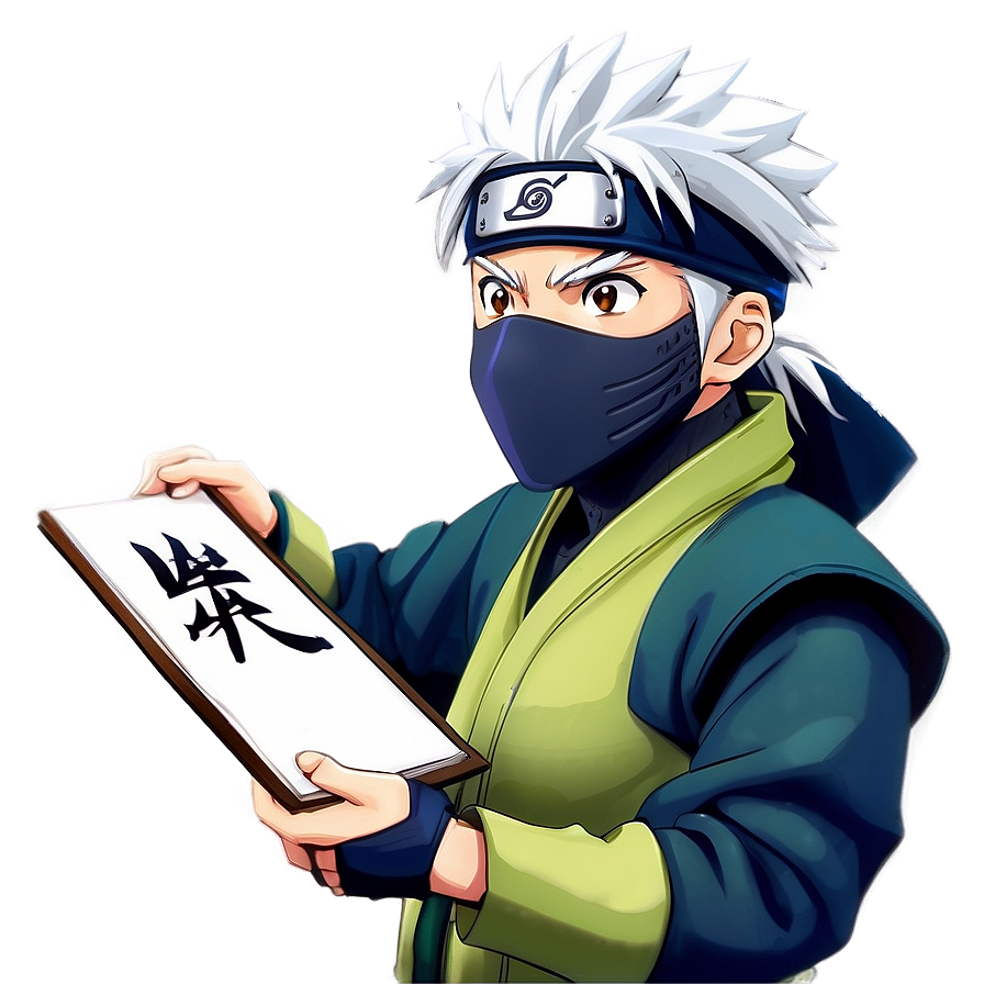 Kakashi With Scroll Png 46