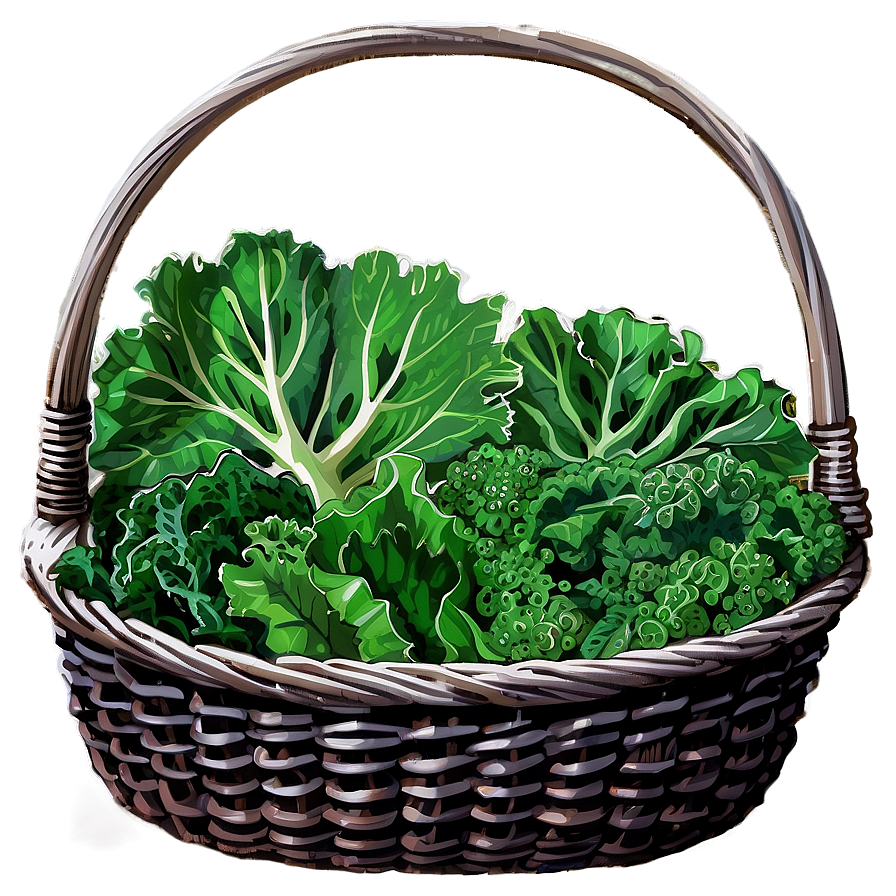 Kale In Basket Png 75