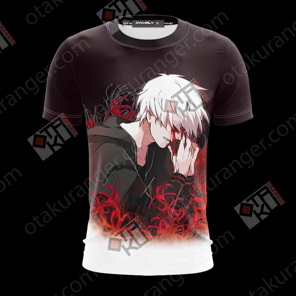 Kaneki Anime Character T Shirt Design