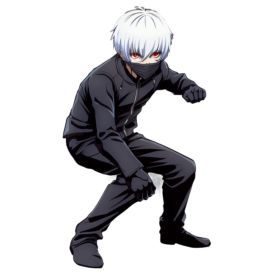 Kaneki In Battle Pose Png 06202024