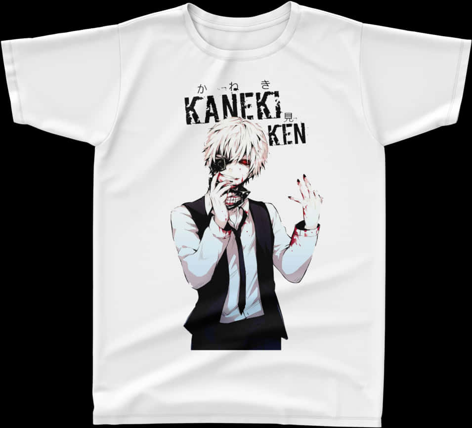 Kaneki Ken Anime T Shirt Design