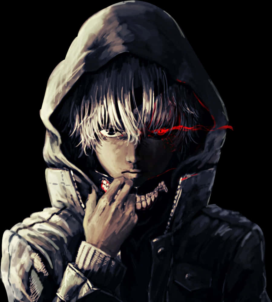 Kaneki Ken Hooded Ghoul Artwork