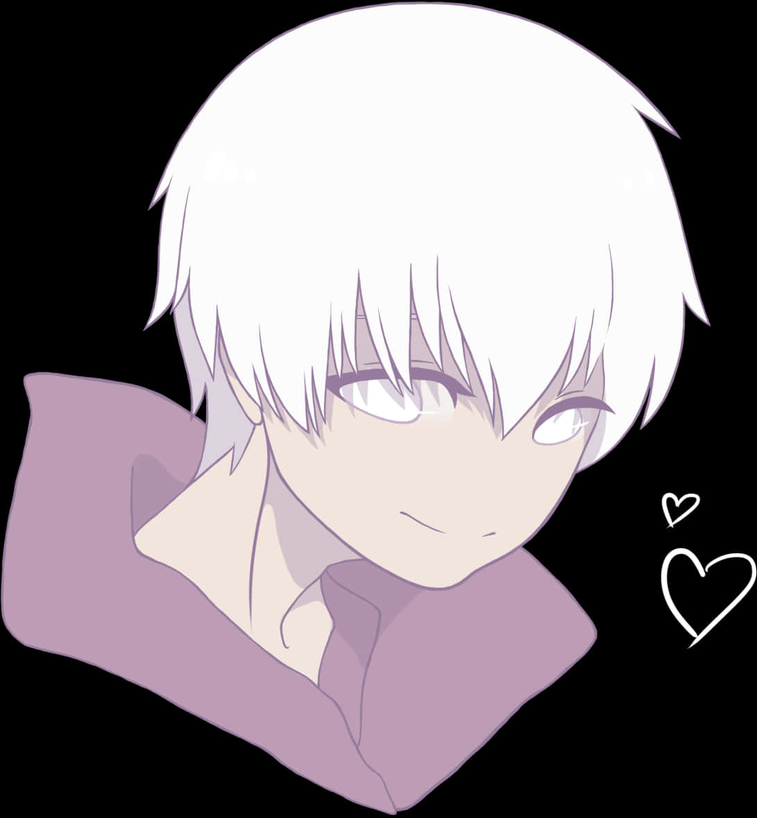 Kaneki Ken White Hair Portrait