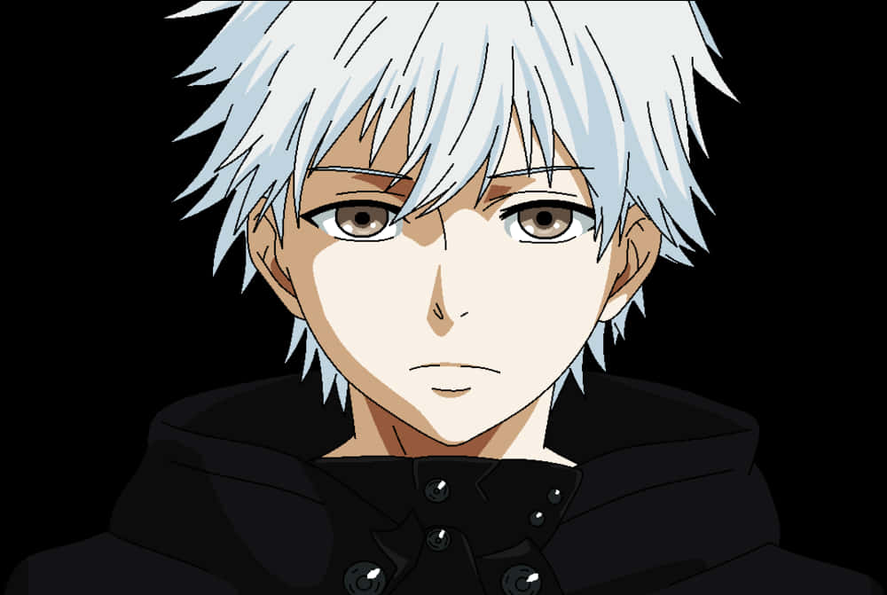 Kaneki Ken White Hair Portrait