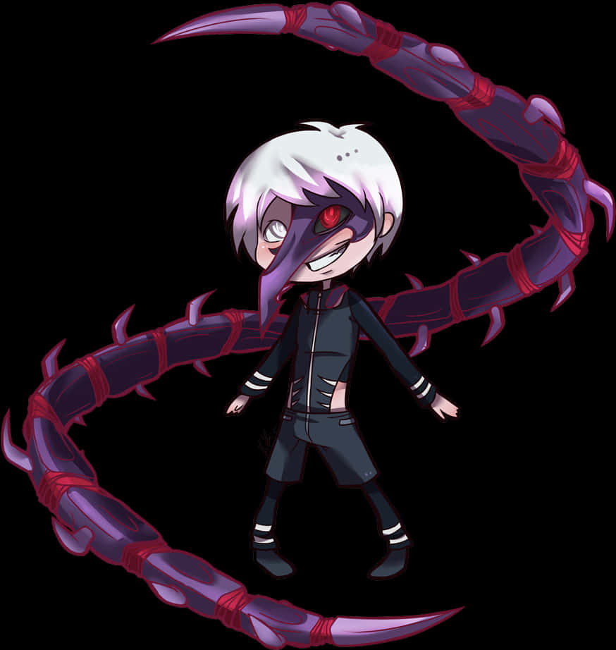 Kaneki Tried To Make Him Look Cute A Lil Bit - Chibi Kaneki Centipede, HD Png Download PNG with transparent background