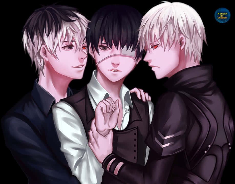 Kaneki X White Haired Kaneki X Haise, HD Png Download PNG with transparent background