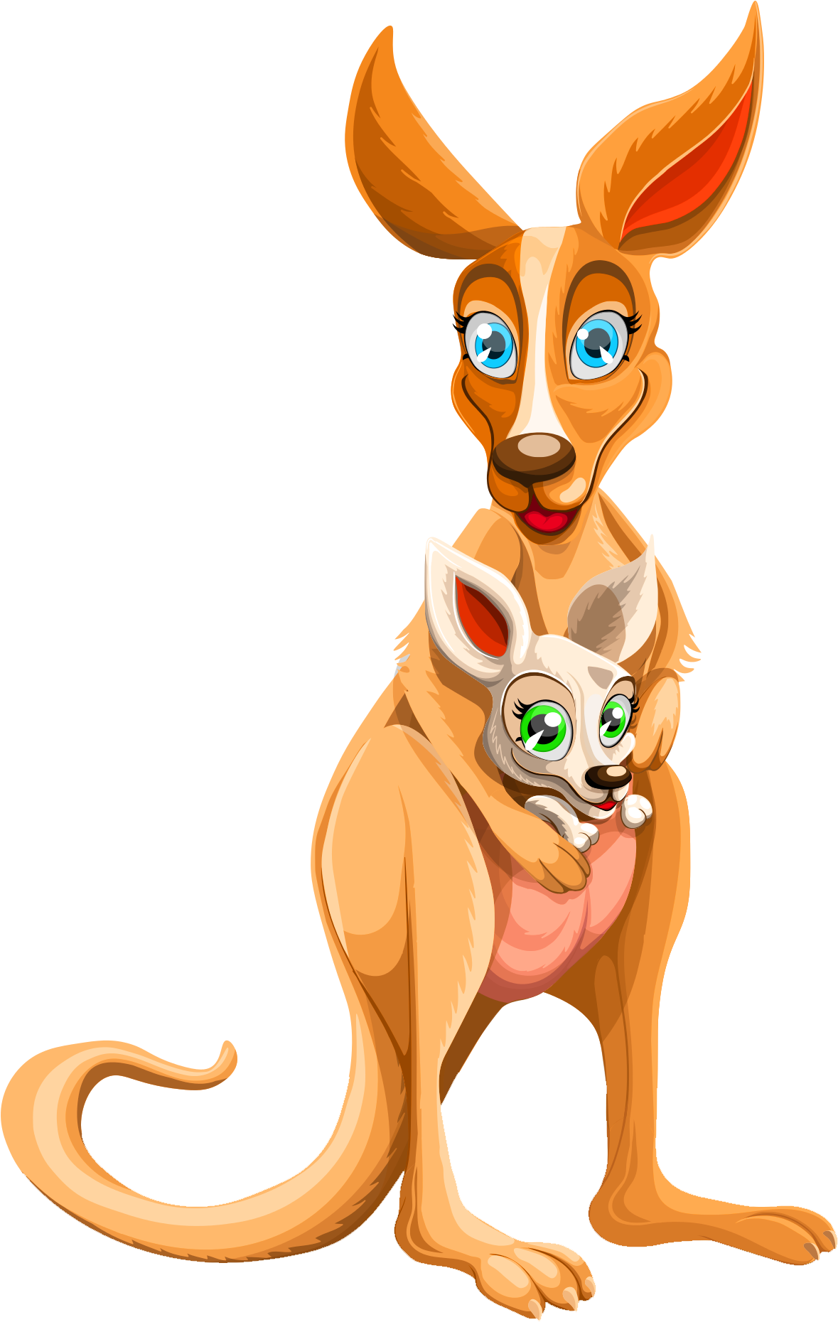 Kangaroo Cartoon Transparent Images - Kangaroo Png Transparent, Png Download PNG with transparent background