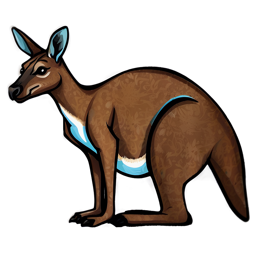 Kangaroo Drawing Png 05212024