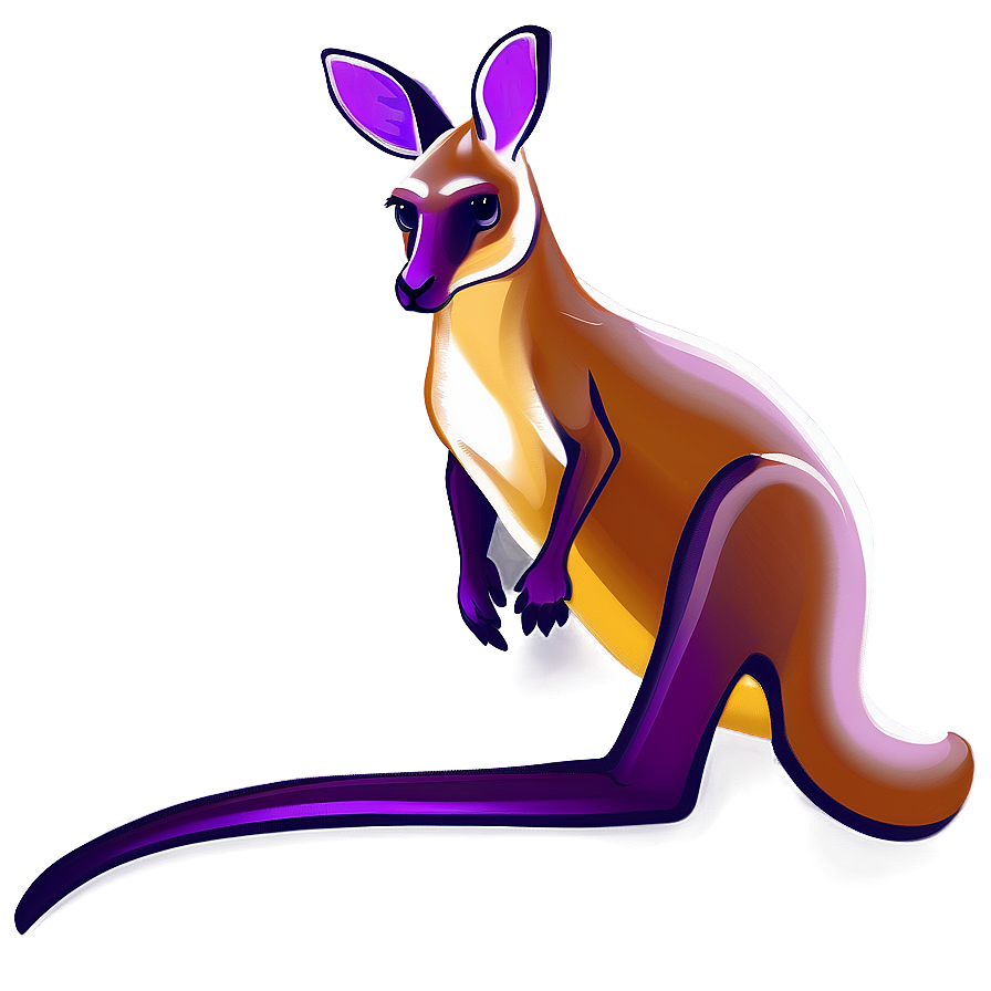 Kangaroo Illustration PNG 93 PNG with transparent background
