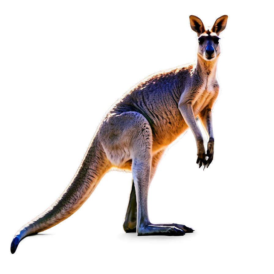 Kangaroo In Grassland Png Shn67